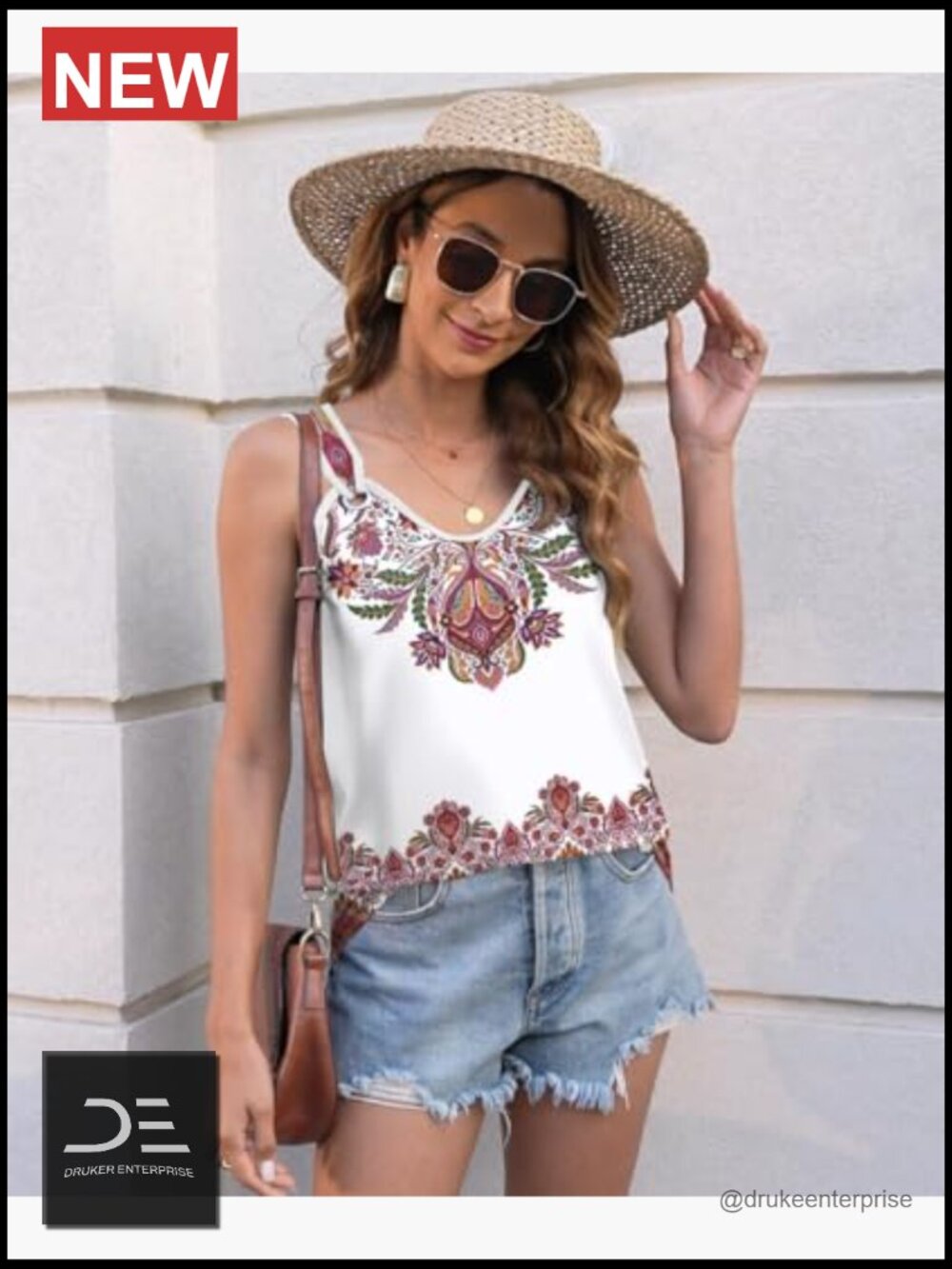 Women's Lace Sleeveless Tank Top V-Neck Spaghetti Strap Summer Tunic - Picture 3 of 7